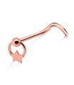 Hanging Star Curved Nose Stud NSKB-827